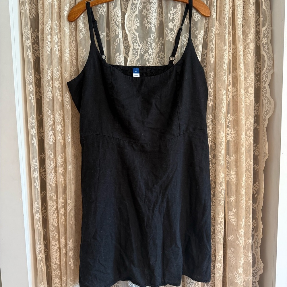 Old Navy Black Slip Dress with Adjustable Straps